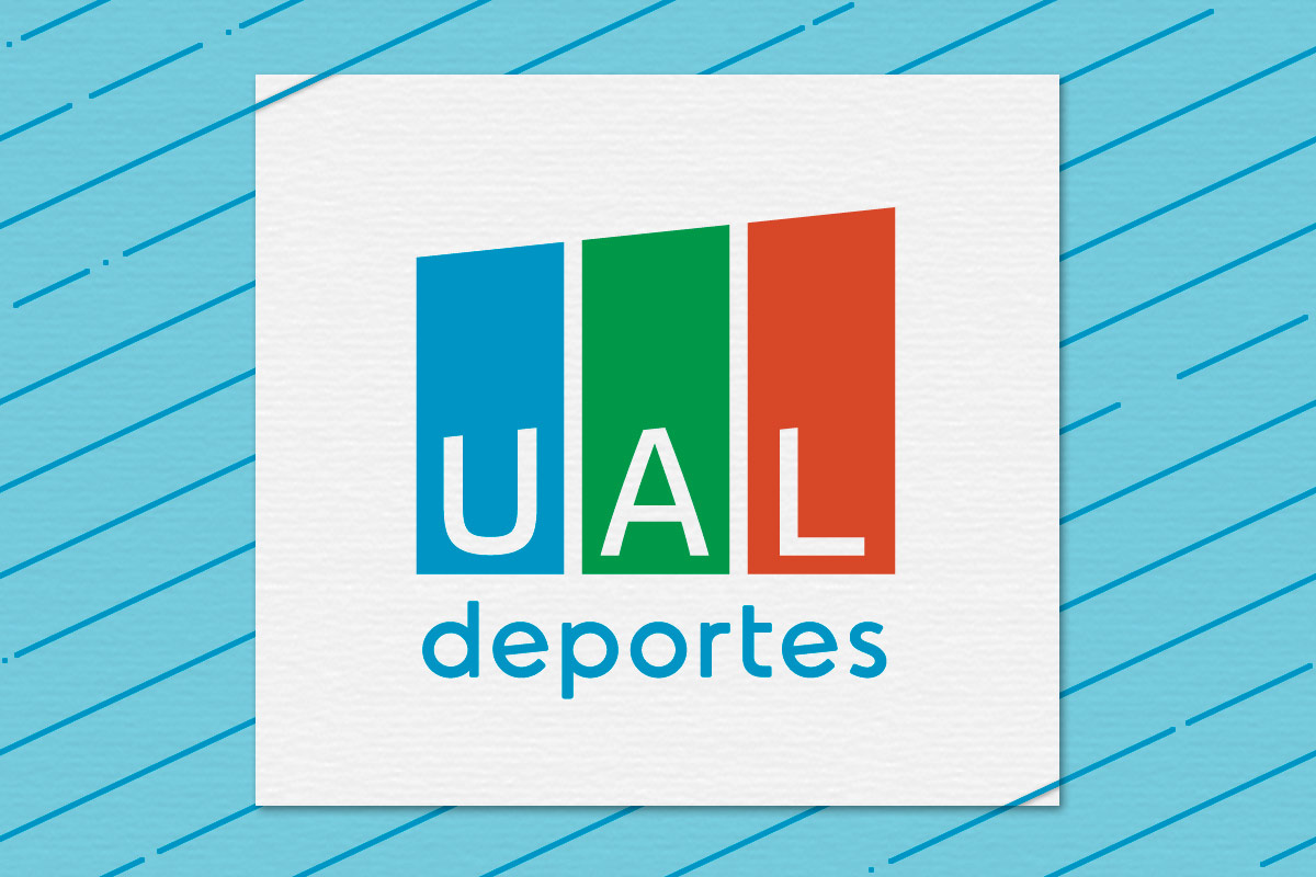 AZUL460 diseño grafico: UAL deportes Logo